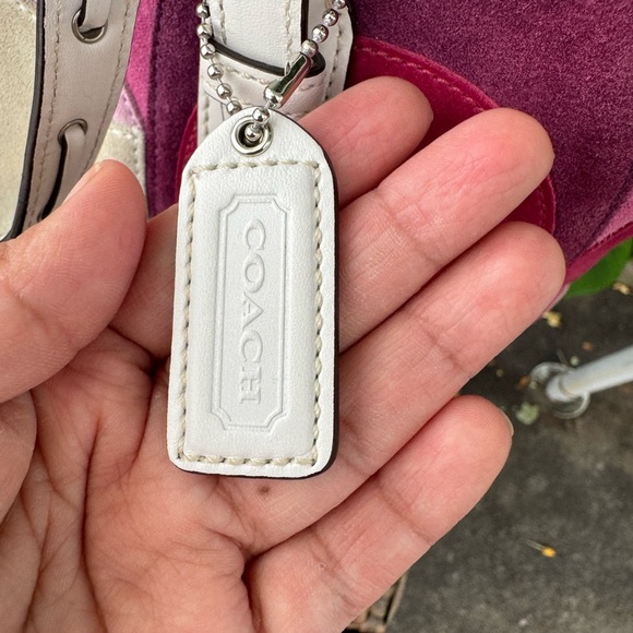 Coach Pink and Cream Tote and Clutch Set - Picture 5 of 6